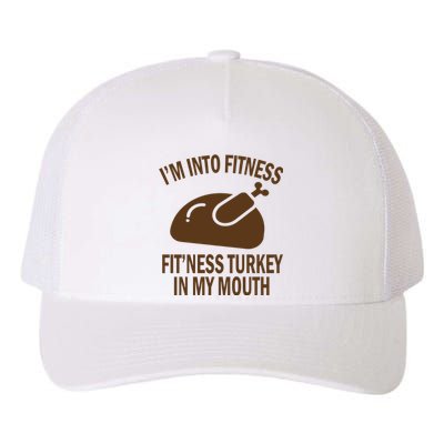 IM Into Fitness Funny Turkey Holiday Yupoong Adult 5-Panel Trucker Hat