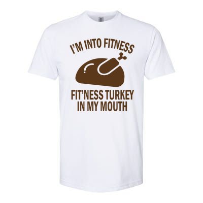 IM Into Fitness Funny Turkey Holiday Softstyle® CVC T-Shirt