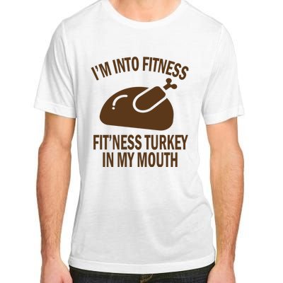 IM Into Fitness Funny Turkey Holiday Adult ChromaSoft Performance T-Shirt