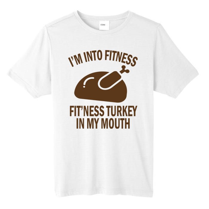 IM Into Fitness Funny Turkey Holiday Tall Fusion ChromaSoft Performance T-Shirt