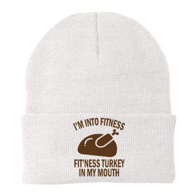 IM Into Fitness Funny Turkey Holiday Knit Cap Winter Beanie