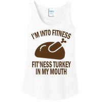 IM Into Fitness Funny Turkey Holiday Ladies Essential Tank