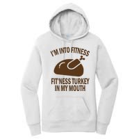 IM Into Fitness Funny Turkey Holiday Women's Pullover Hoodie