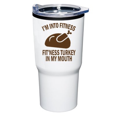 IM Into Fitness Funny Turkey Holiday Tumbler