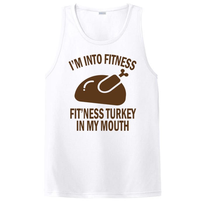 IM Into Fitness Funny Turkey Holiday PosiCharge Competitor Tank