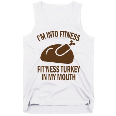 IM Into Fitness Funny Turkey Holiday Tank Top