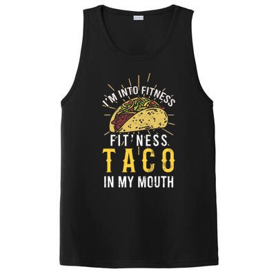 I'm Into Fitness Taco in My Mouth Taco Lover PosiCharge Competitor Tank