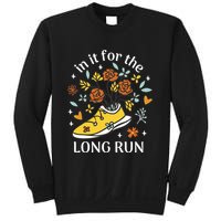 In It For The Long Run Floral Sweatshirt