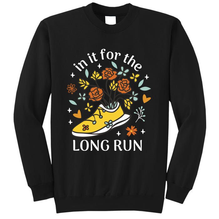 In It For The Long Run Floral Sweatshirt
