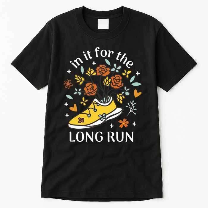 In It For The Long Run Floral Tall T-Shirt