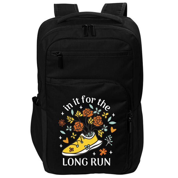 In It For The Long Run Floral Impact Tech Backpack