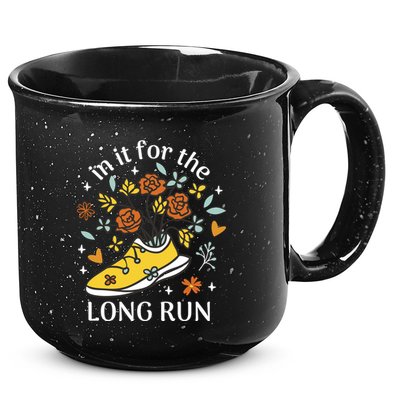 In It For The Long Run Floral 15oz Campfire Ceramic Mug