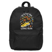 In It For The Long Run Floral 16 in Basic Backpack