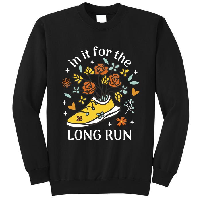 In It For The Long Run Floral Tall Sweatshirt