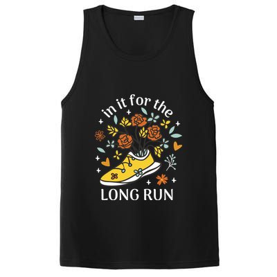 In It For The Long Run Floral PosiCharge Competitor Tank
