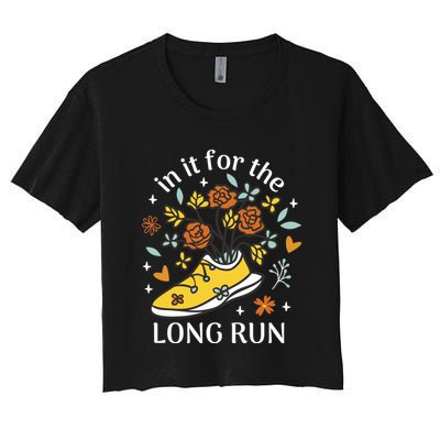In It For The Long Run Floral Crop Top