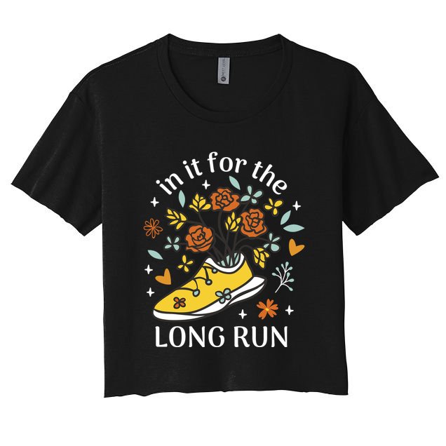 In It For The Long Run Floral Crop Top