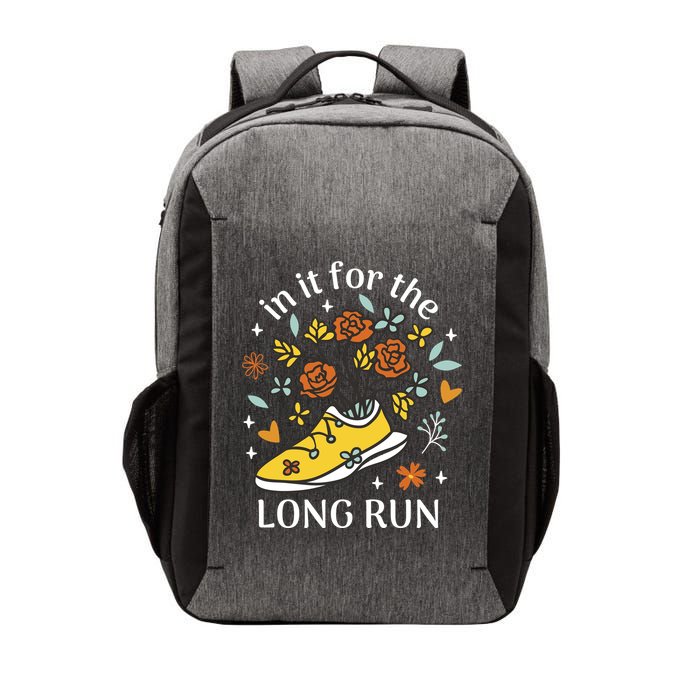 In It For The Long Run Floral Vector Backpack