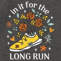 In It For The Long Run Floral Vector Backpack