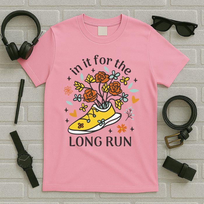 In It For The Long Run Floral T-Shirt