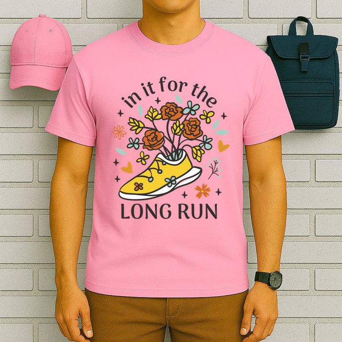 In It For The Long Run Floral T-Shirt