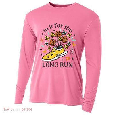 In It For The Long Run Floral Cooling Performance Long Sleeve Crew