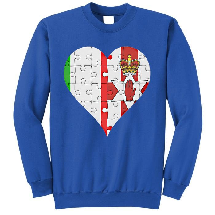 Italian Irish Flag Heart Gift Sweatshirt