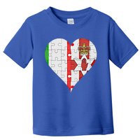 Italian Irish Flag Heart Gift Toddler T-Shirt