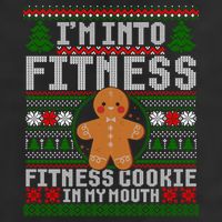 IM Into Fitness Cookie Gingerbread Ugly Christmas Sweater Great Gift Hat