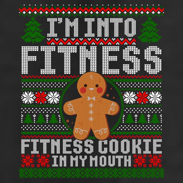 IM Into Fitness Cookie Gingerbread Ugly Christmas Sweater Great Gift Hat
