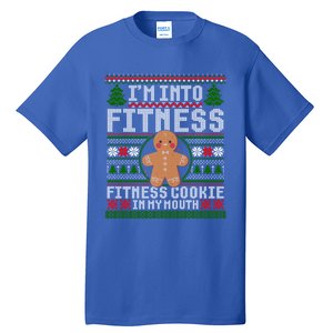 IM Into Fitness Cookie Gingerbread Ugly Christmas Sweater Great Gift Tall T-Shirt