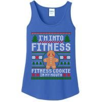 IM Into Fitness Cookie Gingerbread Ugly Christmas Sweater Great Gift Ladies Essential Tank