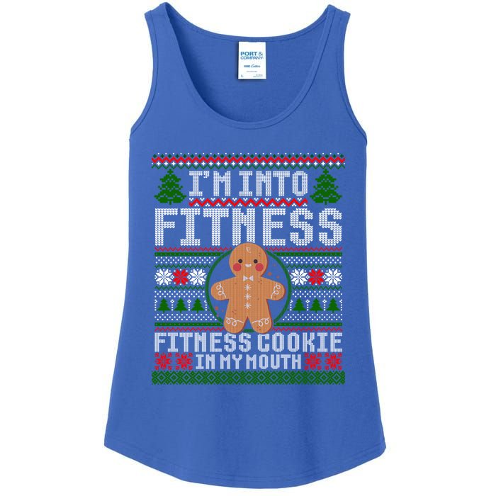 IM Into Fitness Cookie Gingerbread Ugly Christmas Sweater Great Gift Ladies Essential Tank