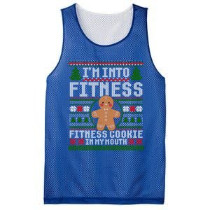 IM Into Fitness Cookie Gingerbread Ugly Christmas Sweater Great Gift Mesh Reversible Basketball Jersey Tank