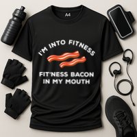 Im Into Fitness Funny Breakfast Meat Gift For A Bacon Lover Cooling Performance Crew T-Shirt