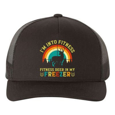 IM Into Fitness FitNess Deer In My Freezer Yupoong Adult 5-Panel Trucker Hat