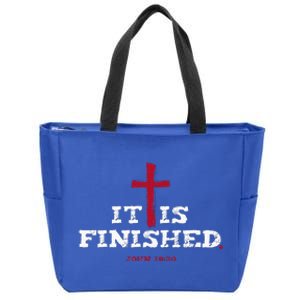 It Is Finished John 19 30 Zip Tote Bag