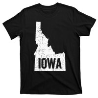 Idaho Iowa Funny Geography Mix Up Joke Idawa Pride T-Shirt