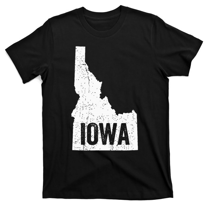 Idaho Iowa Funny Geography Mix Up Joke Idawa Pride T-Shirt