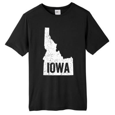 Idaho Iowa Funny Geography Mix Up Joke Idawa Pride Tall Fusion ChromaSoft Performance T-Shirt