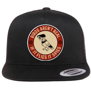 If It Flies It Spy Bubblefree Stickers Flat Bill Trucker Hat