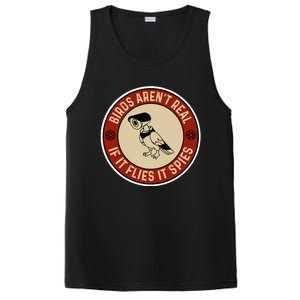 If It Flies It Spy Bubblefree Stickers PosiCharge Competitor Tank