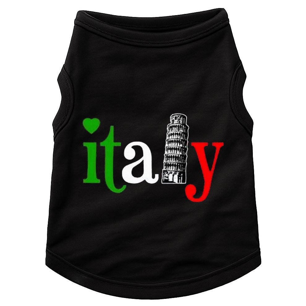 Italy Italian Flag Doggie Tank