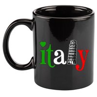 Italy Italian Flag 11oz C Handle Ceramic Mug