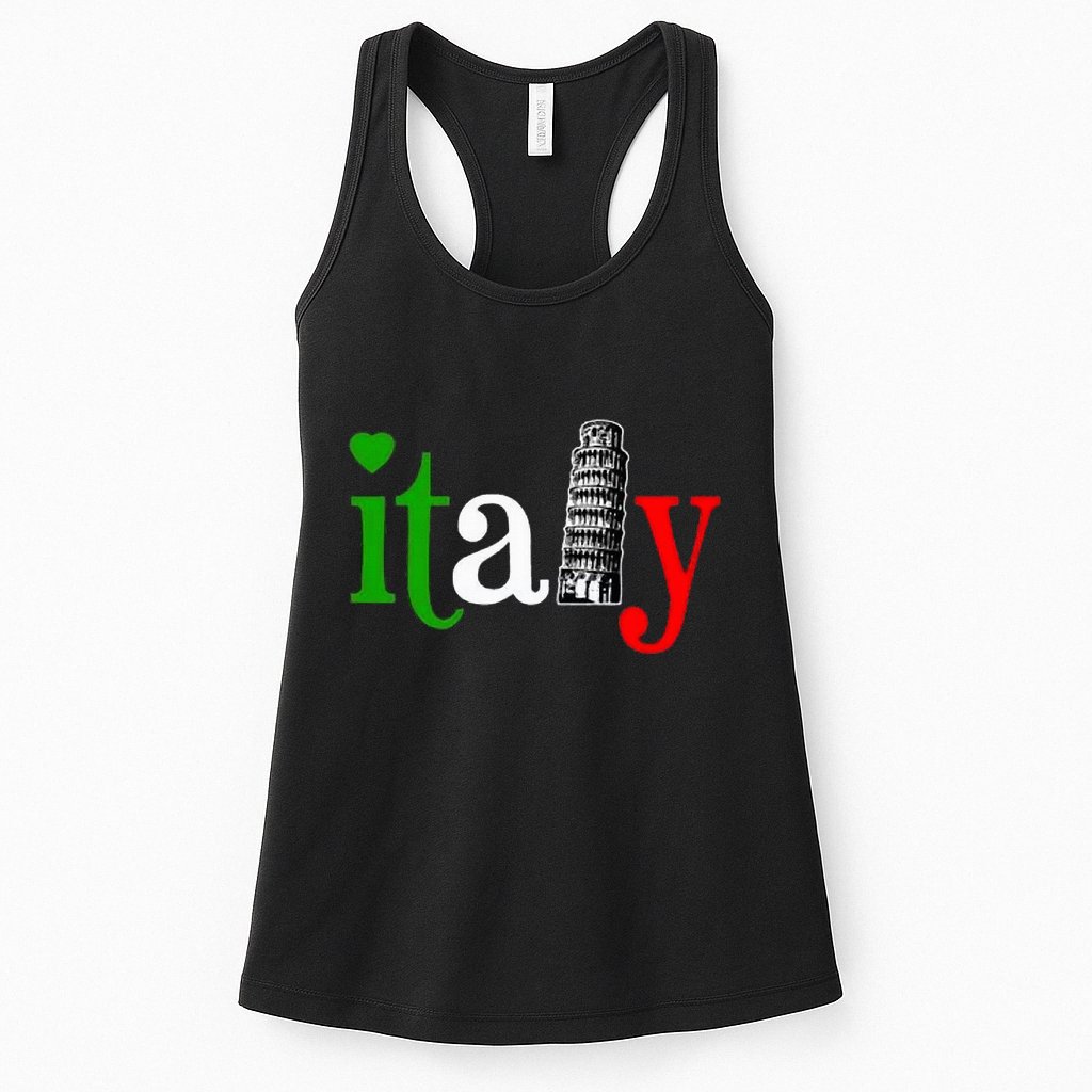 Italy Italian Flag Womens Tank Top