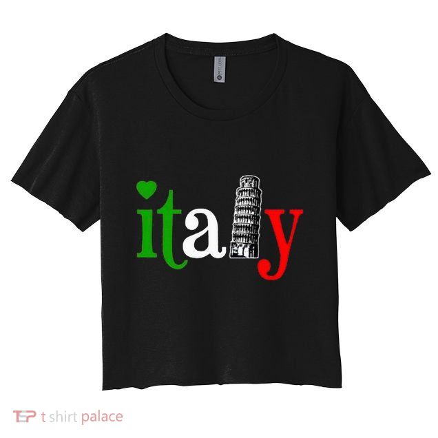 Italy Italian Flag Crop Top