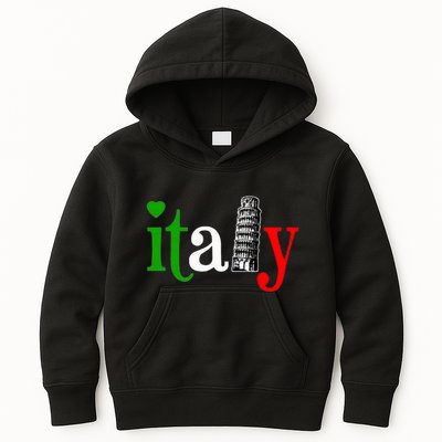 Italy Italian Flag Kids Hoodie