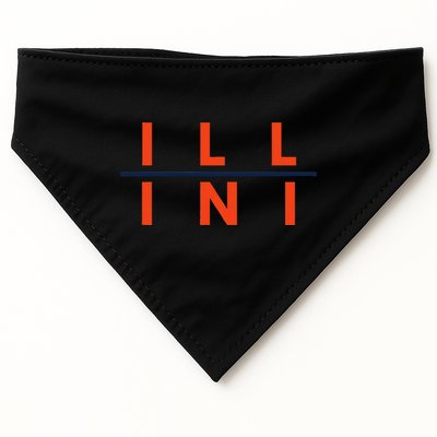 Illinois Il Fans USA-Made Doggie Bandana