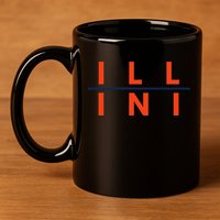 Illinois Il Fans 11oz C Handle Ceramic Mug