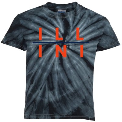 Illinois Il Fans Kids Tie-Dye T-Shirt